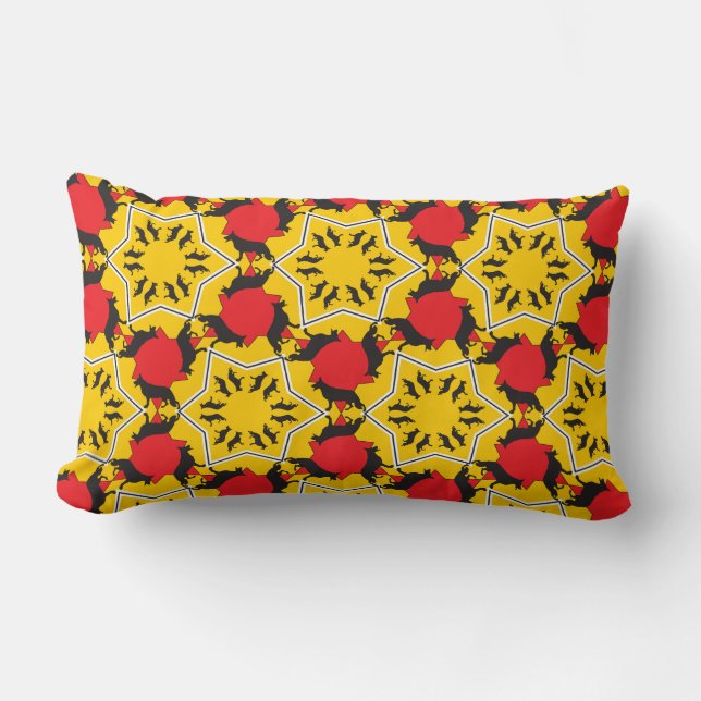 Almohada de patrón de pastor (Anverso)