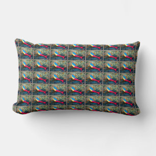almohada de patrón de sirena