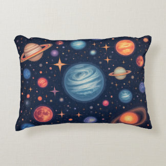 almohada de patrón espacial
