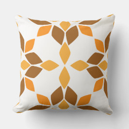 almohada de patrón floral