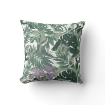 almohada de patrón floral