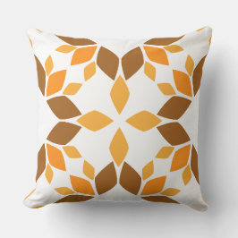 almohada de patrón floral