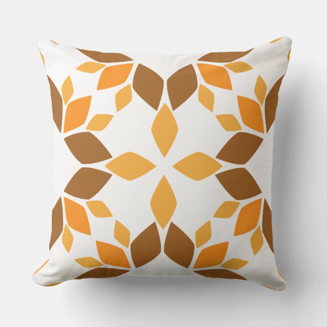 almohada de patrón floral (Anverso)