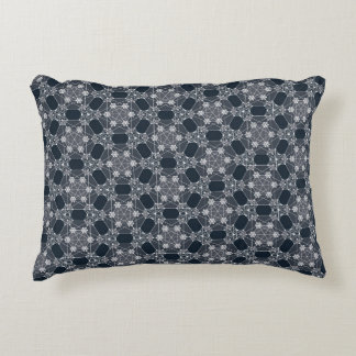 Almohada de patrón geo hexagonal