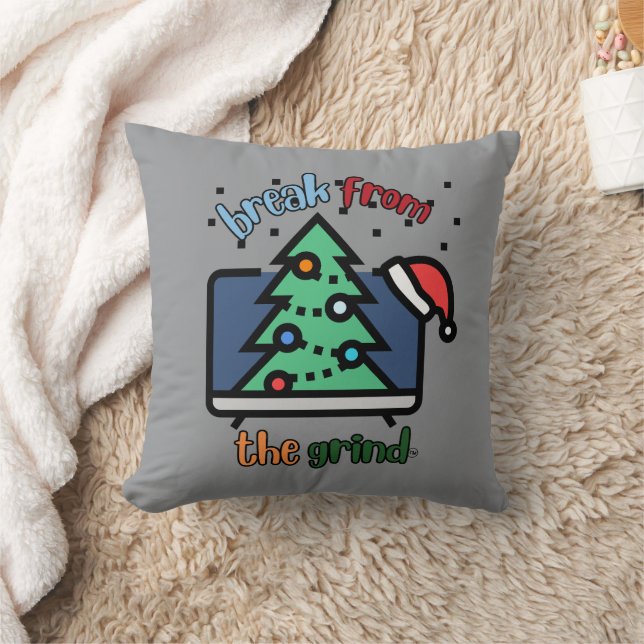 Almohada de películas navideñas en casa (Manta)