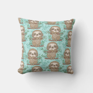 Almohada de perezosos adorables