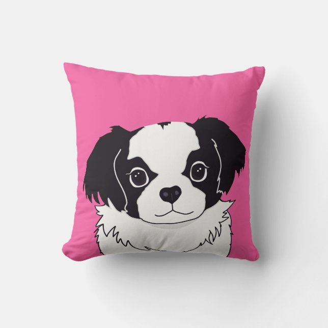 Almohada de perro Chin Shih-Tzu (Anverso)