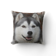 Almohada de perro Husky