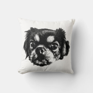 Almohada de perro pequinés – Diseño suave y atrevi