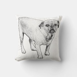 Almohada de perro punteada añade un acento gráfico