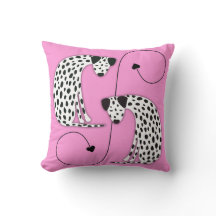 Almohada de perros dálmatas