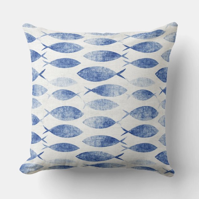 Almohada de Pescado Azul Costero (Anverso)