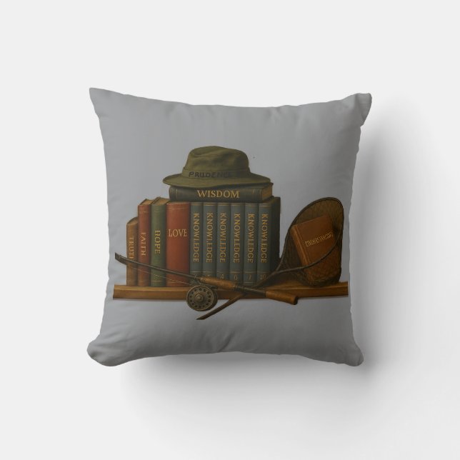 Almohada de «Pescar la comprensión» (Anverso)