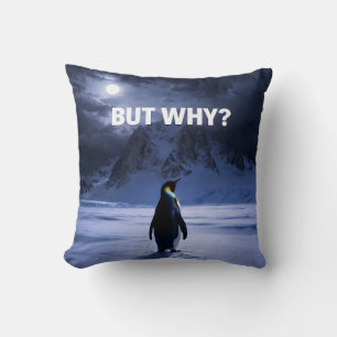 Almohada de Pingüino Divertida PERO POR QUÉ