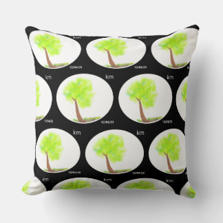 almohada de pintura de árbol km