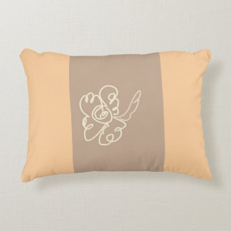 almohada de pintura de flores
