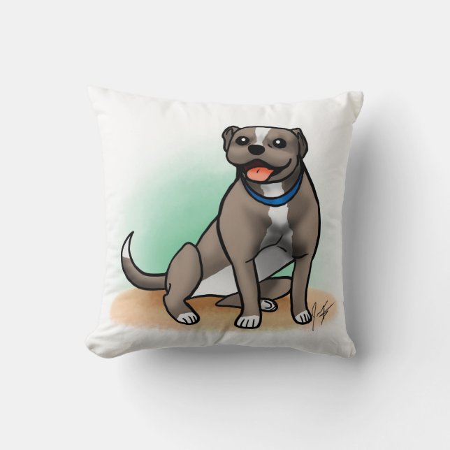 Almohada de Pitbull (Anverso)