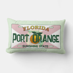 almohada de placa de matrícula de bandera de Puert