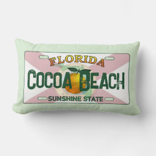 almohada de placa de matrícula de la bandera de Co