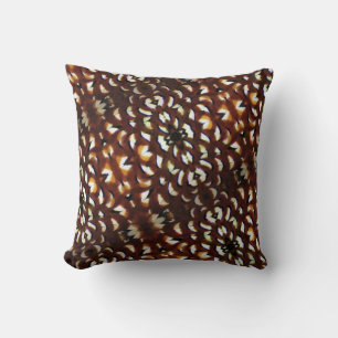 Almohada de pluma marrón faisán de Reeve