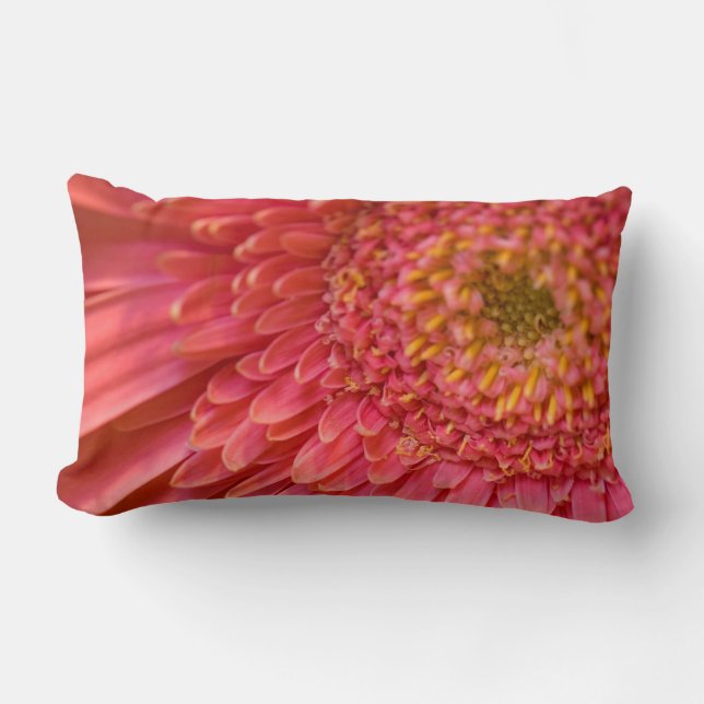 Almohada de polyester floral, Almohada lumbar (Anverso)