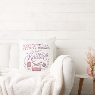Almohada de Pre-K Maestra y Tejedora
