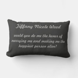 almohada de propuesta personalizada