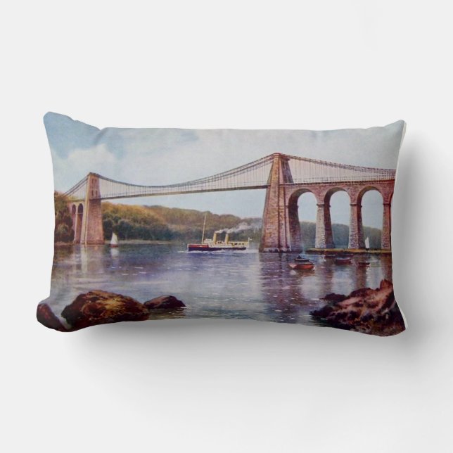 Almohada de puente colgante de Menai (Anverso)