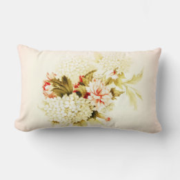 Almohada de ramillete floral rosa de estilo vintag