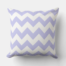 Almohada de rayas en zig-zag azul bebé