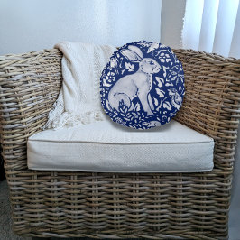 Almohada de rayón de ratón de pájaro de conejo azu