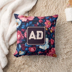 Almohada de recuerdo de rosa brillante Chic
