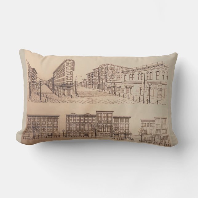 Almohada de recuerdo de Vancouver Regalos de Gasto (Anverso)