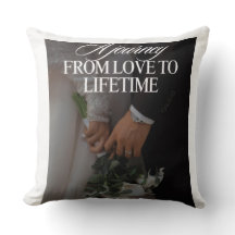 Almohada de regalo de aniversario romántico - Pare
