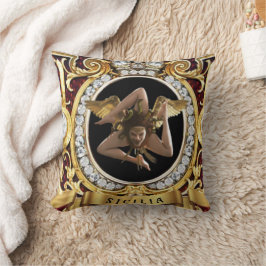 Almohada de regalo Medusa Trinacria siciliana