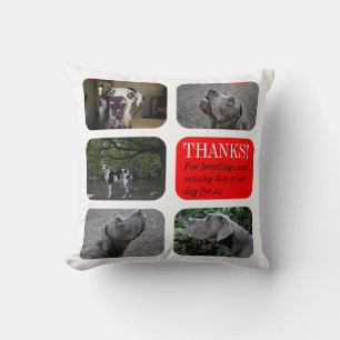 Almohada de regalo personalizada para criador de G