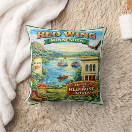 Almohada de regalo recuerdo de Red Wing, Minnesota