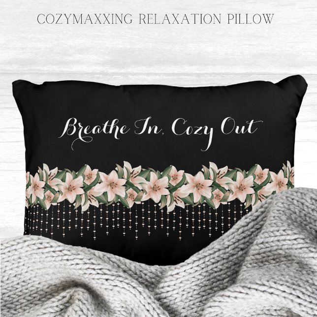 Almohada de Relajación Momentos Plenos Cozymaxxing (Enhance your cozymaxxing sanctuary with the Cozymaxxing Mindful Moments Relaxation throw pillow)