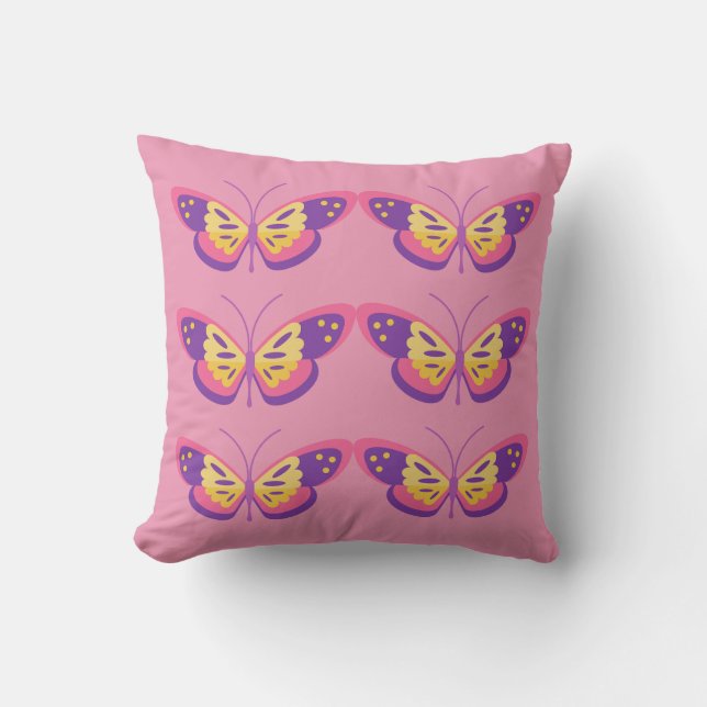 Almohada de remolino de mariposa dinámica (Anverso)