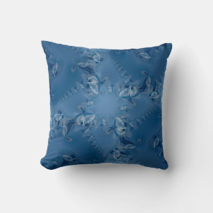 Almohada de remolinos abstractos de Blue Dream Lac