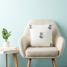 Almohada de retrato de mascota personalizada – Tu 