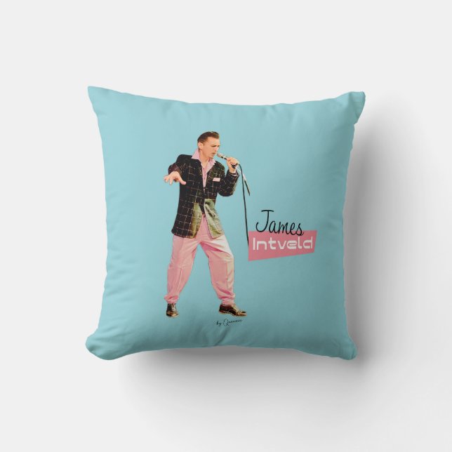 Almohada de Rockabilly de James Intveld  (Anverso)