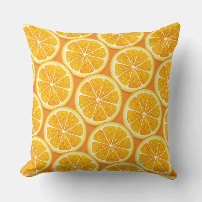 Almohada de Rodajas de Naranja (Anverso)