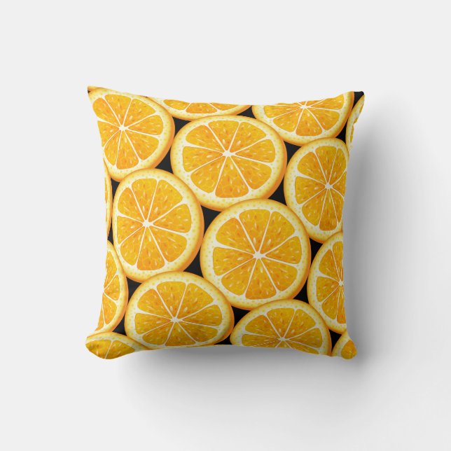 Almohada de Rodajas de Naranja (Anverso)