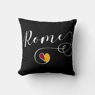 Almohada de Roma del corazón, Italia, italiana