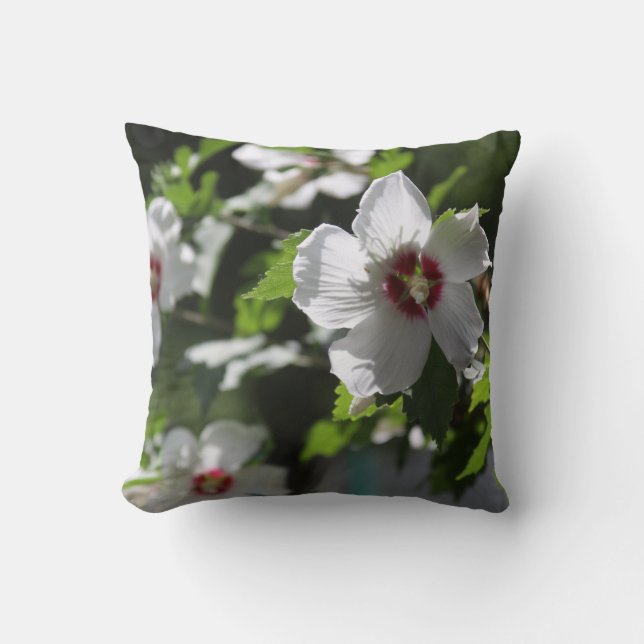 Almohada de Rosa de Sharon (Anverso)