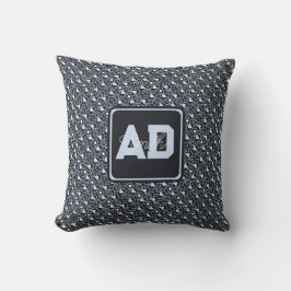 Almohada de Rosa Monograma Clásica para Novia