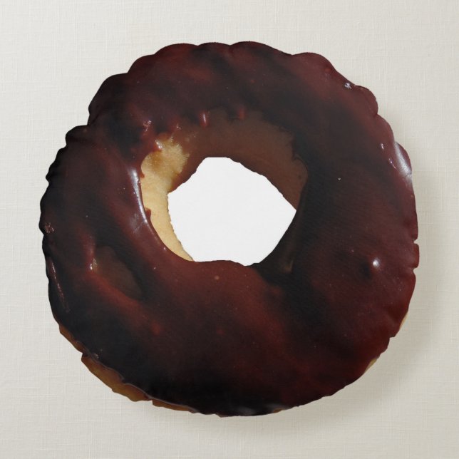 almohada de rosquilla cubierta de chocolate (Anverso)