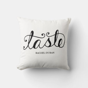 almohada de sabor de caligrafía