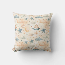 Almohada de Sailboats & Stars Soñadores